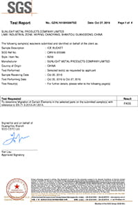 ROHS TEST FOR ROLLER